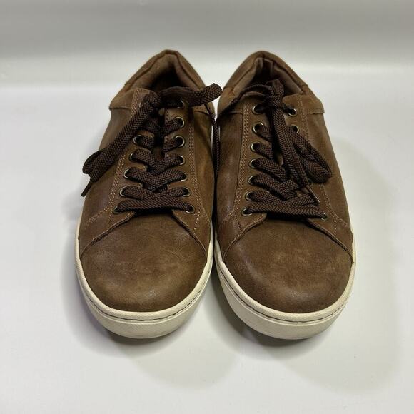 Born Sur Shoes Sneaker Men’s 8.5 Brown Luggage Leather Comfort Casual - Picture 2 of 10